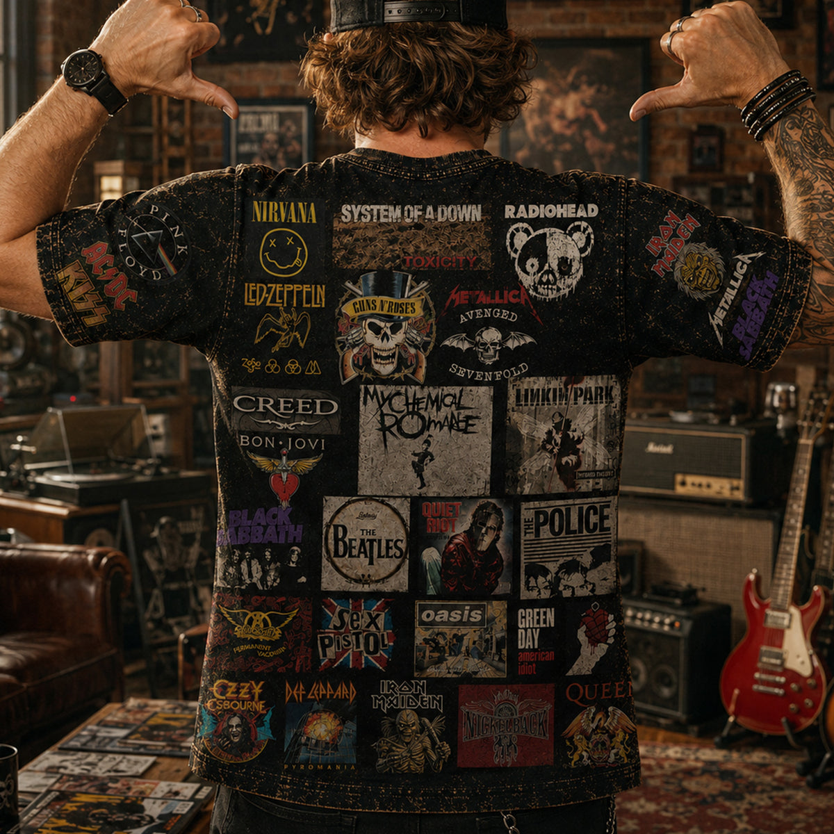 Rock Lover - Classic Legends All Over Print Shirt Version 8