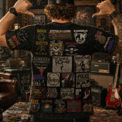 Rock Lover - Classic Legends All Over Print Shirt Version 8