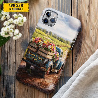 Personalized Couple Vintage Truck Phone Case