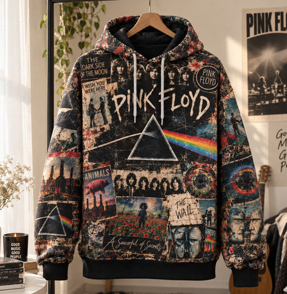 Pink Floyd Album Legacy All Over Print Hoodie