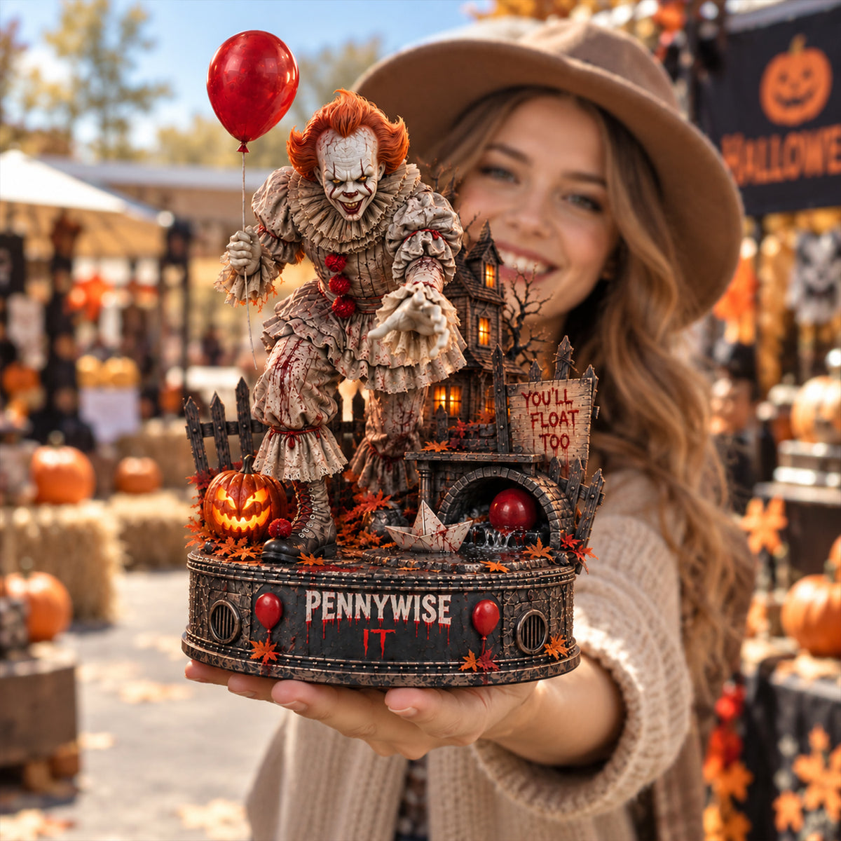 Pennywise Derry Nightmare – Collectible Acrylic Plaque Table Decor