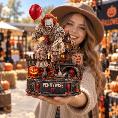 Pennywise Derry Nightmare – Collectible Acrylic Plaque Table Decor