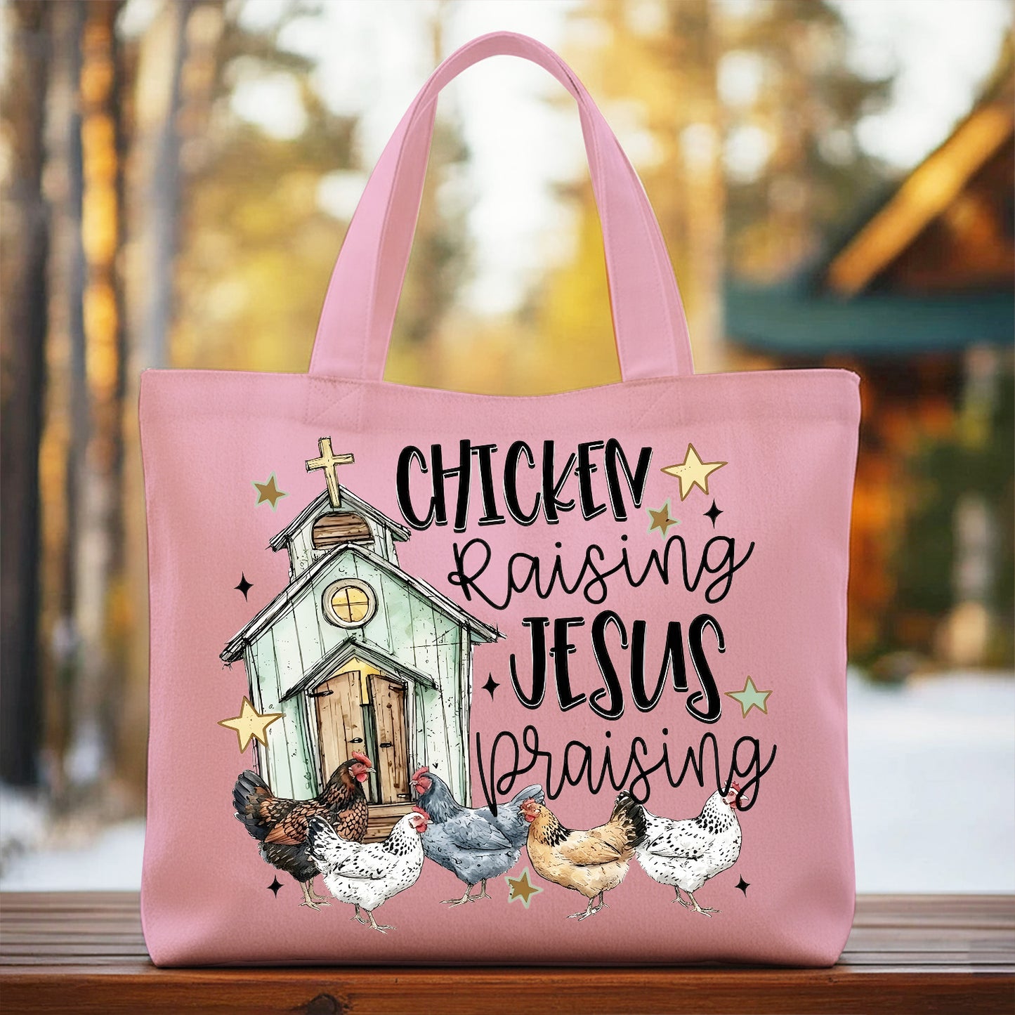 Chicken Raising - Chicken Tote Bag
