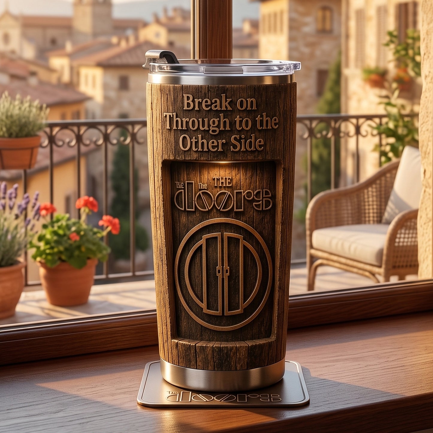Classic Rock Memories – Vintage The Doors Tumbler Version 18