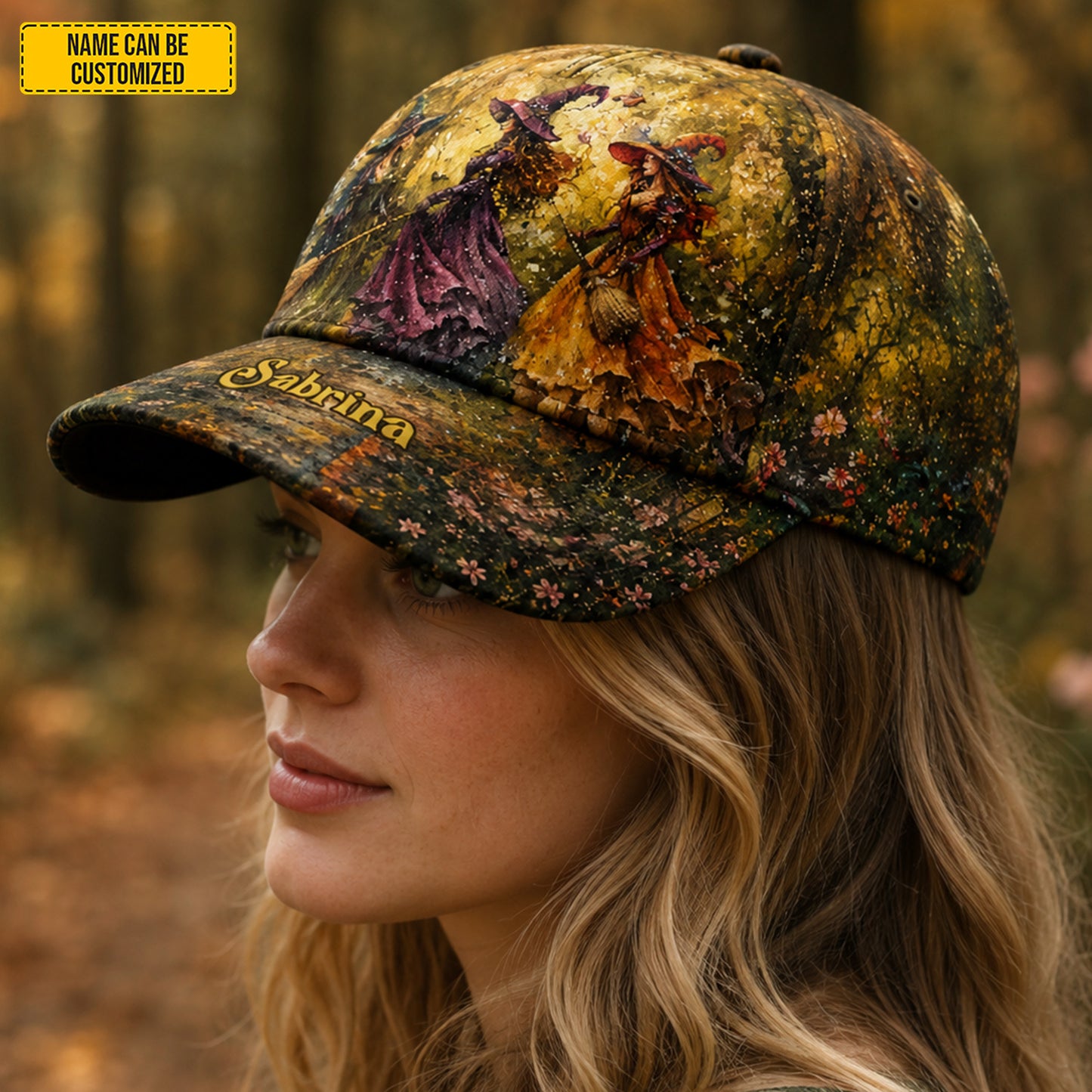 Personalized Witches In Forest Classic Cap