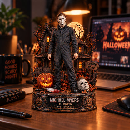 Michael Myers Halloween Night – Collectible Acrylic Plaque Table Decor