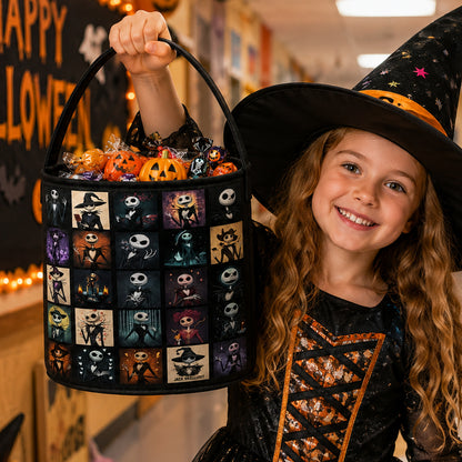 Halloween Skeleton Character Candy Basket