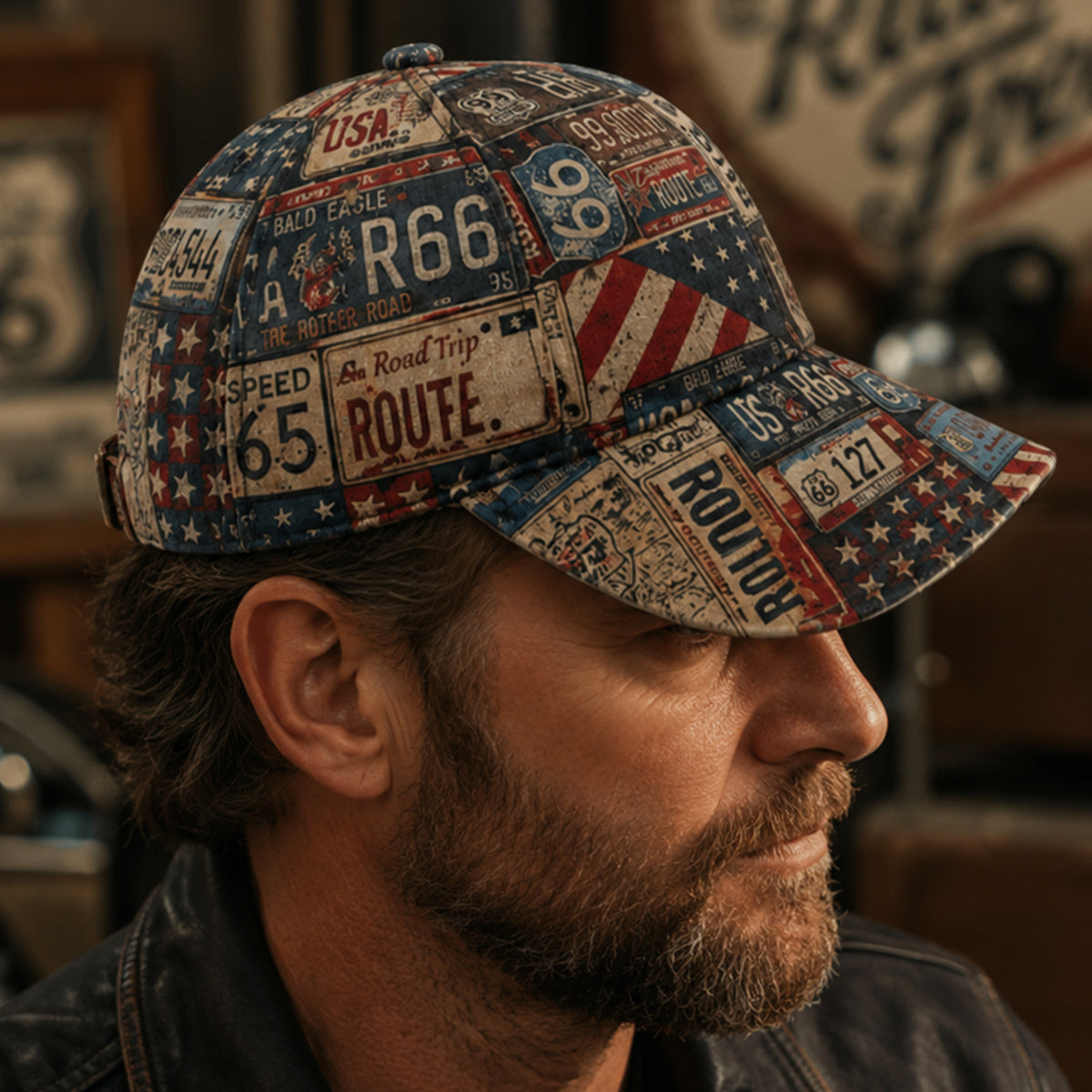 Vintage Route 66 Classic Cap