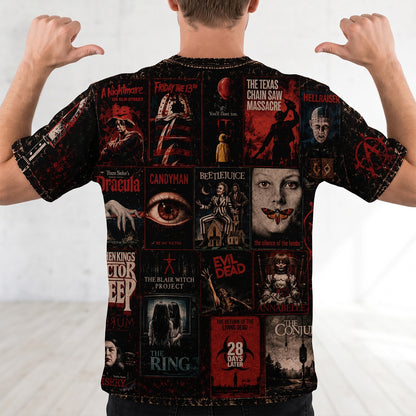 Horror Lover - Classic Legends All Over Print Shirt Version 1