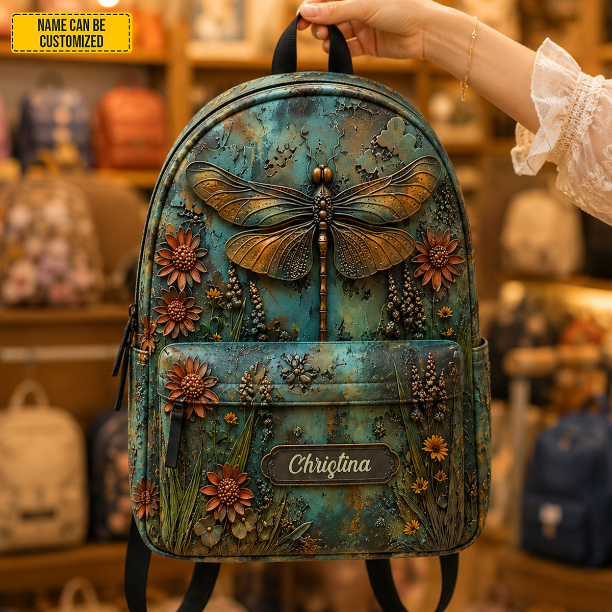 Personalized Dragonfly Backpack - Kids Backpack