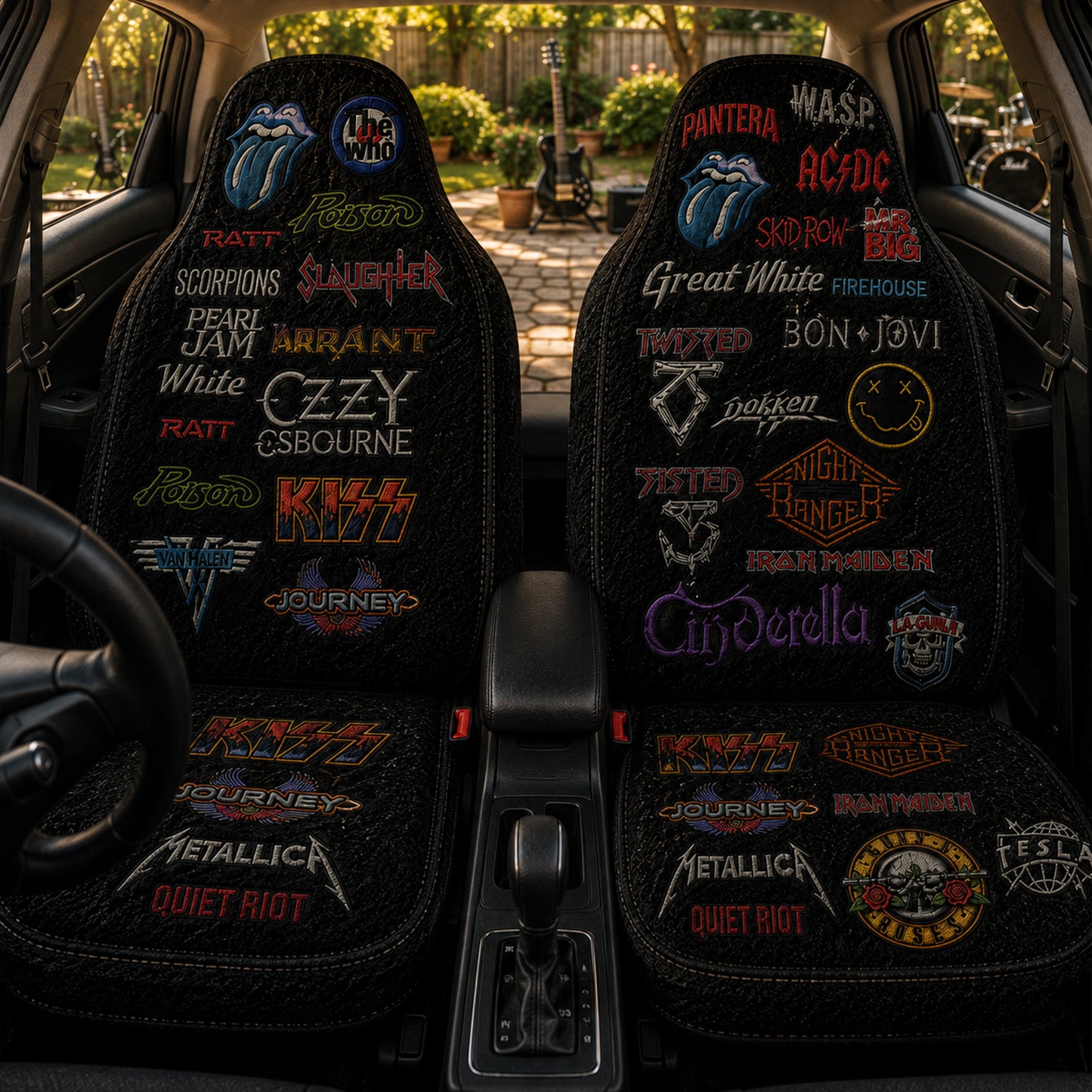 Rock Legends – Rock Lovers Car Seat Covers Version 3
