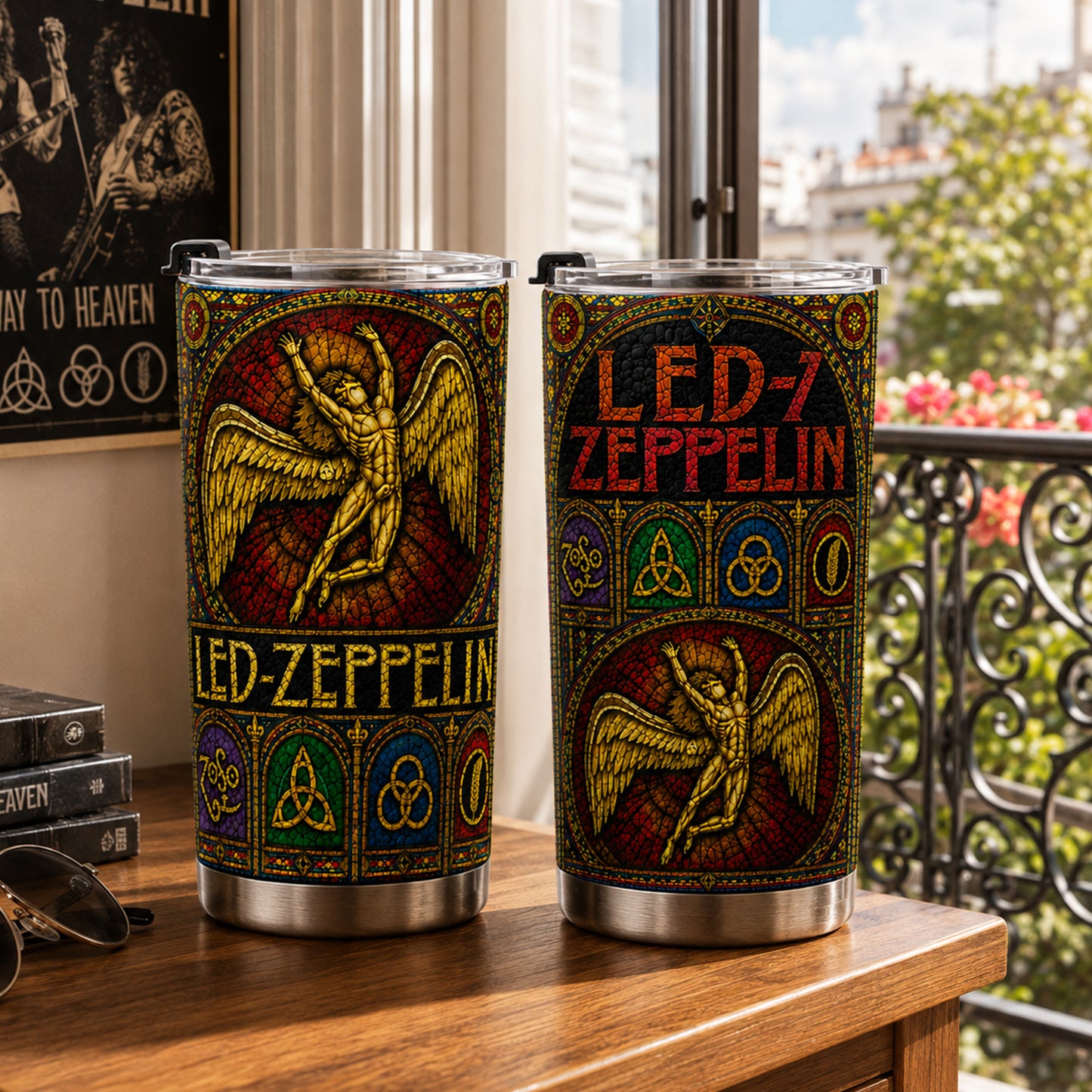 Rock Lovers - Classic Rock Legends Led-Zeppelin Tumbler Version 10