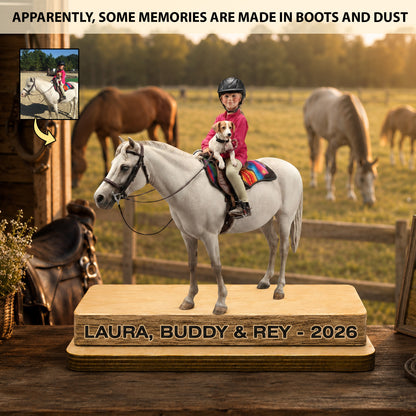 Forever Galloping – Personalized Horse Wood Plaque