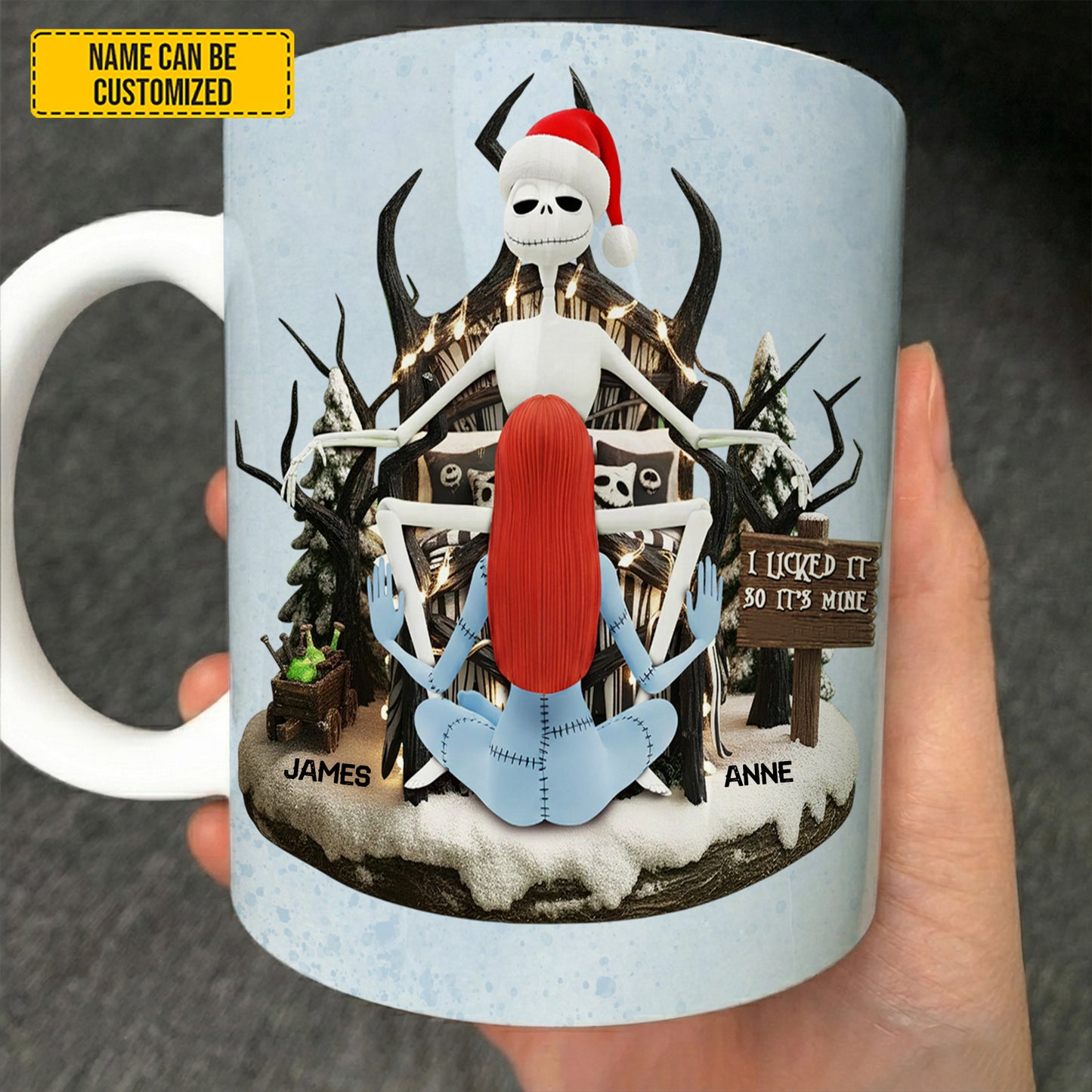 Turns Out I Like You - Personalized Couple White Mug
