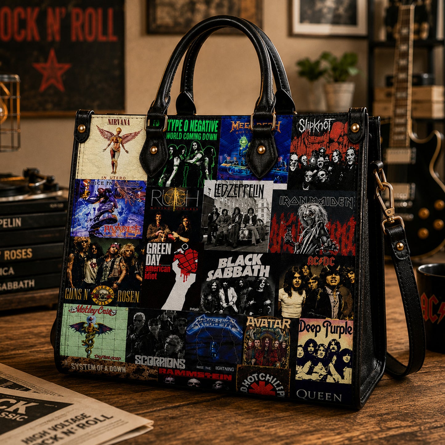 Rock Lovers - Legends Edition Leather Handbag