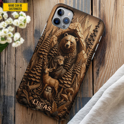 Mountain Forest Animals – Personalized Phone Case