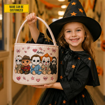 Personalized Halloween Trick-or-Treat Basket