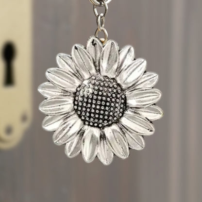 Retro & Fresh Sunflower Keychain