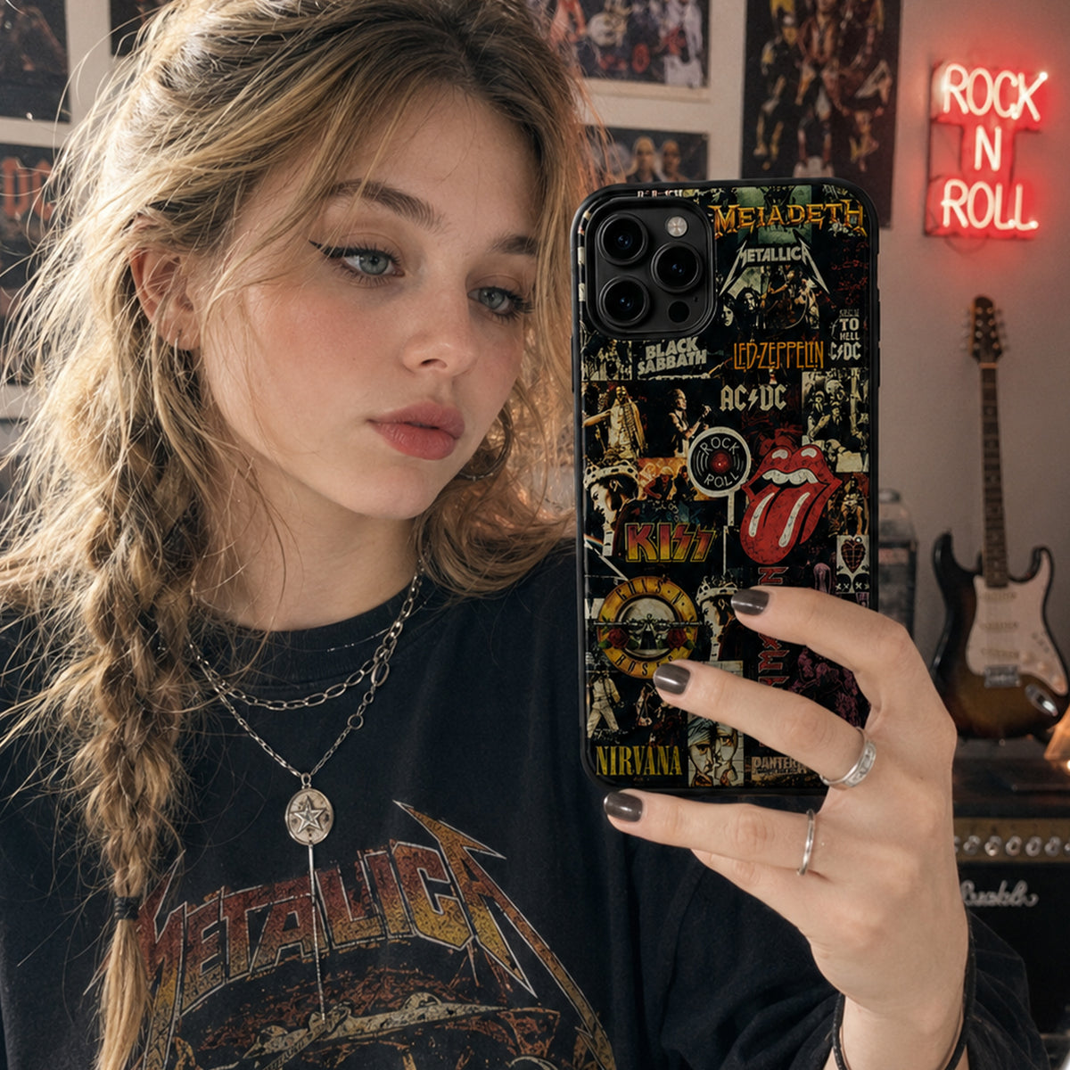 Rock Lovers - Classic Rock Legends Phone Case Version 5