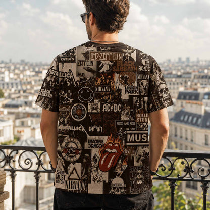 Rock Lover - Classic Legends All Over Print Shirt Version 6