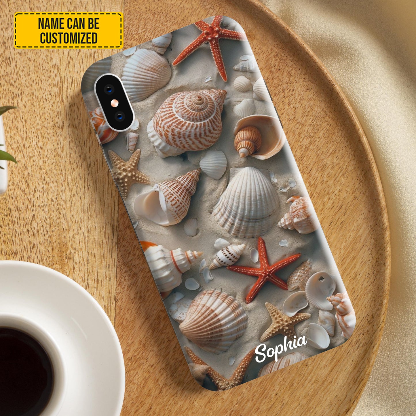 Personalized Seashell Ocean Phone Case