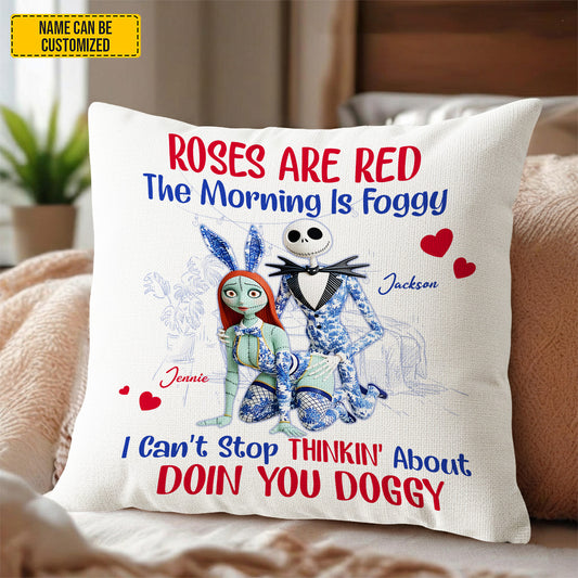 The Morning Is Foggy - Personalized Couple Pillow