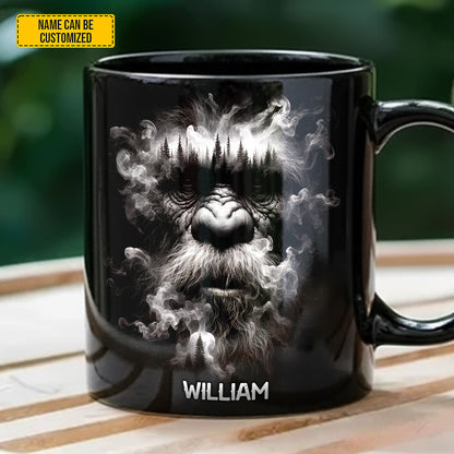 Personalized Smoke Bigfoot Accent Mug