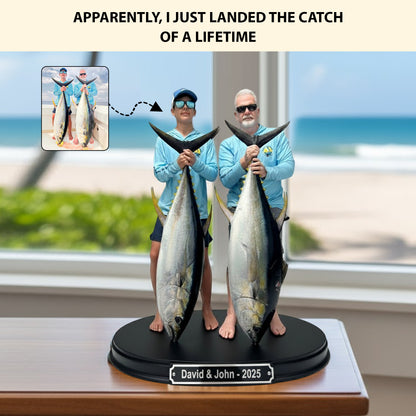 Trophy Fishing Moments – Personalized Photo Acrylic Plaque