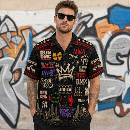 Hip Hop Legends Hawaiian Shirt - Vintage Music Fan Gift
