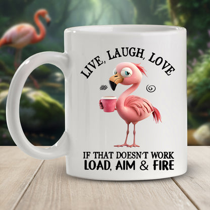 Live, Laugh, Love Animal Funny - Personalized Funny Mug