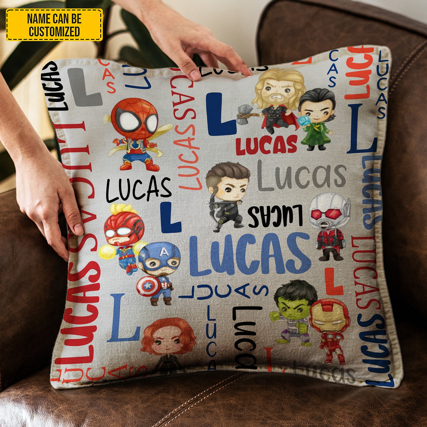 Dream Big, Little Hero – Personalized Kids Pillow