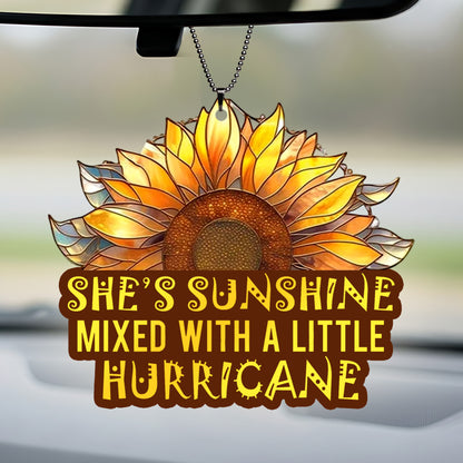 She’s Sunshine – Sunflower Car Hanging Ornament