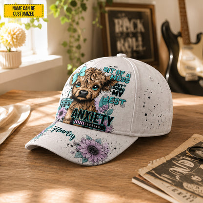 Personalized Cute Highland Cow Classic Cap