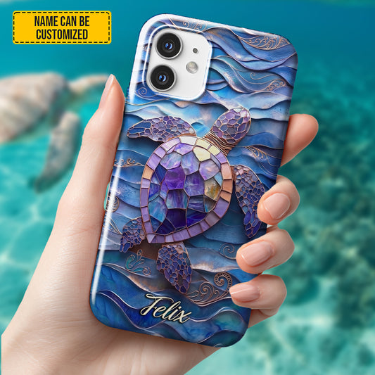 Ocean Turtle - Personalized Turtle Phone Case