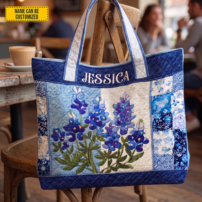 Personalized Beautiful Lavender Tote Bag