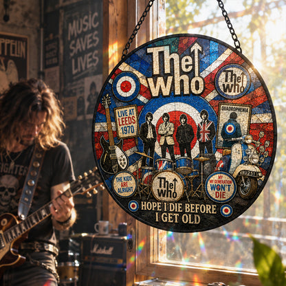 The Who Quadrophenia Music Legends Stained Glass Suncatcher