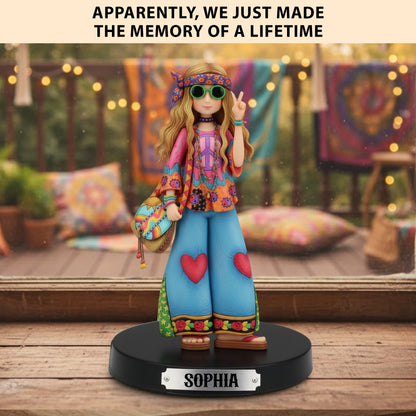 Peace & Love – Personalized Hippie Acrylic Plaque