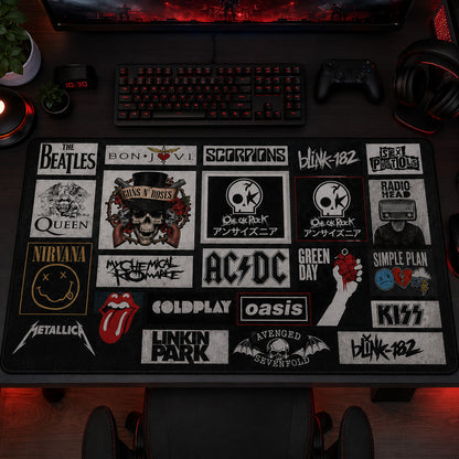 Rock Lovers – Classic Rock Legends Editions Desk Mat Version 4