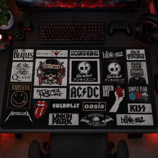 Rock Lovers – Classic Rock Legends Editions Desk Mat Version 4