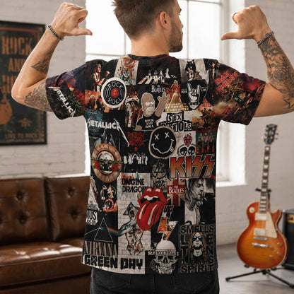 Rock Lover - Classic Legends All Over Print Shirt Version 8