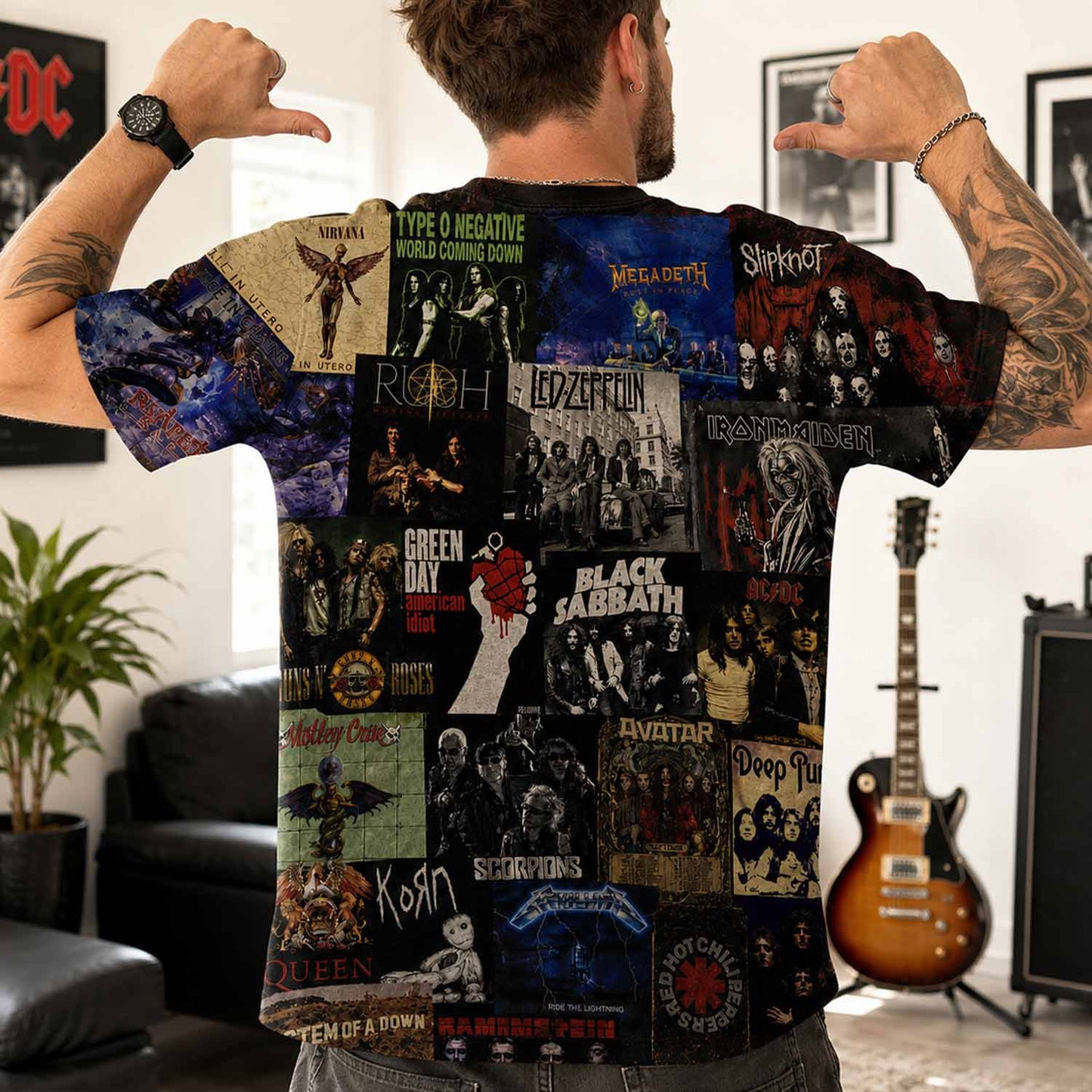 Rock Lover - Classic Legends All Over Print Shirt Version 9