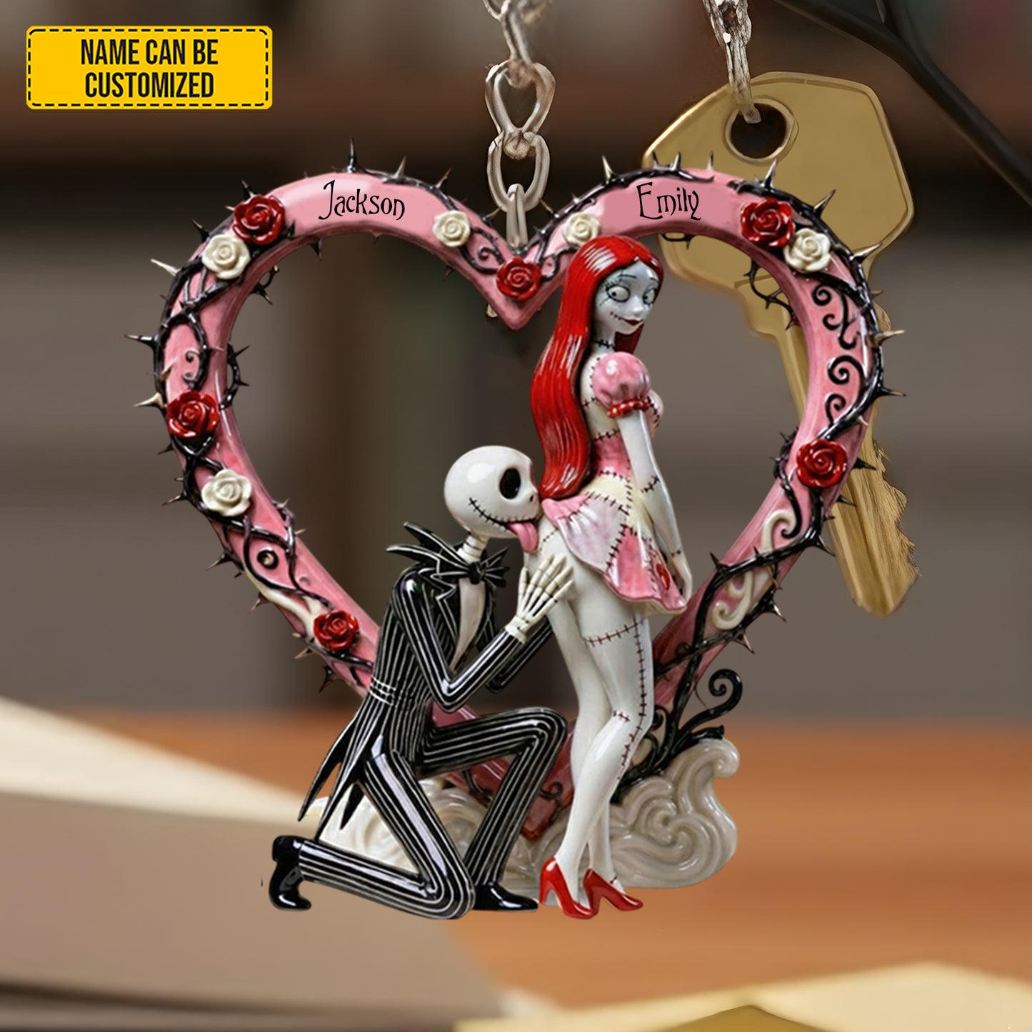 Personalized Funny Couple Keychain