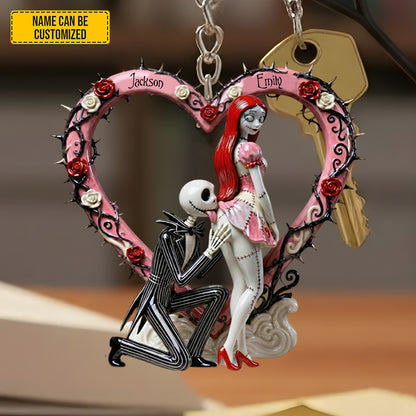 Personalized Funny Couple Keychain