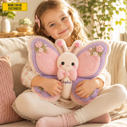 Personalized Adorable Butterfly Shaped Pillow