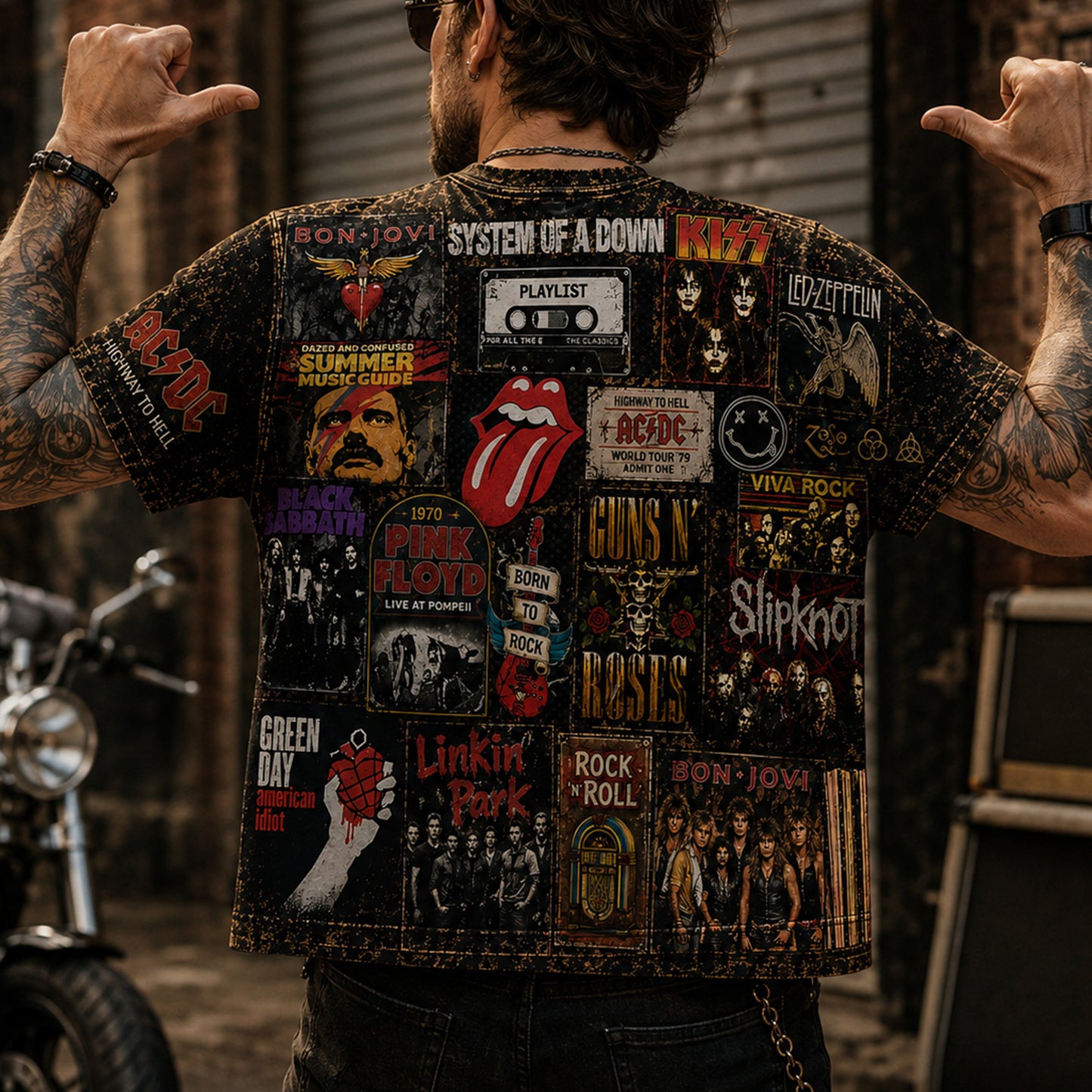 Rock Lover - Classic Legends All Over Print Shirt Version 2