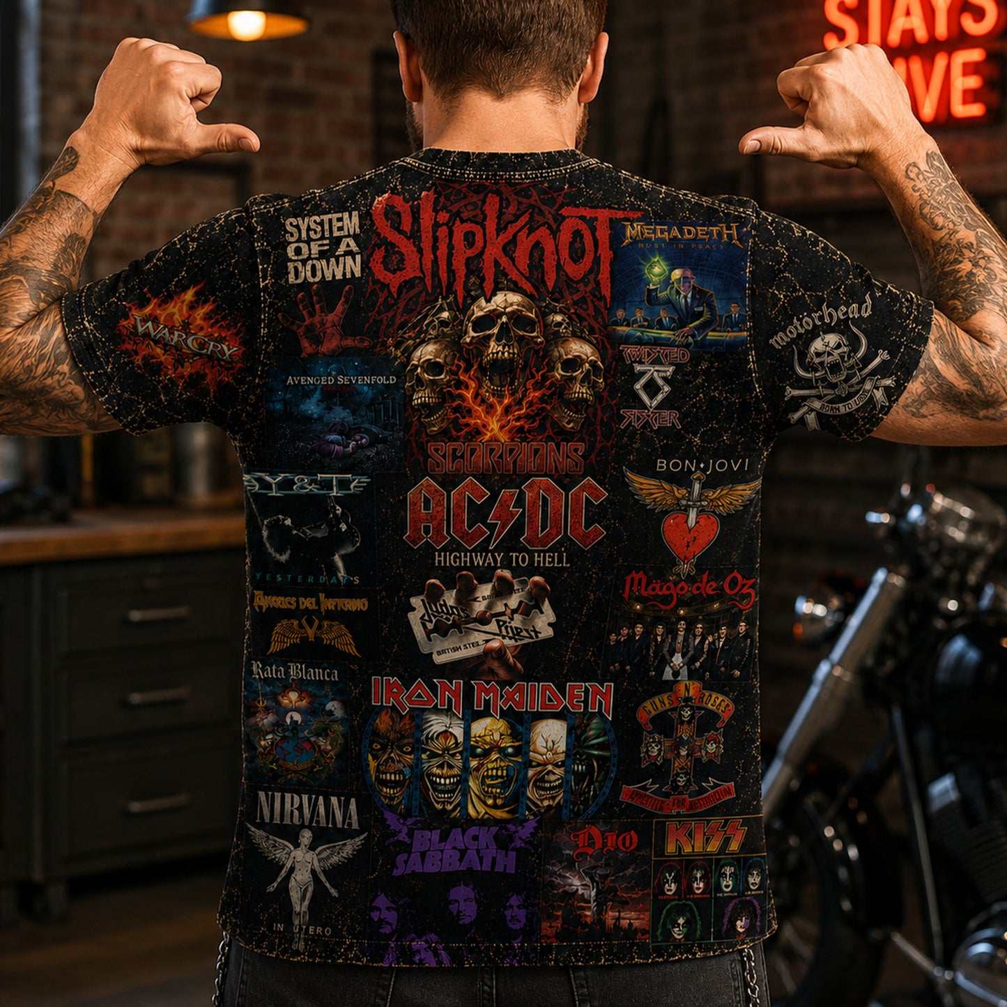 Rock Lover - Classic Legends All Over Print Shirt Version 10
