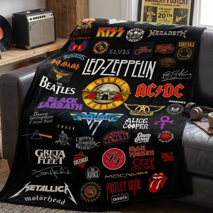 Rock Lovers - Classic Rock Legends Blanket Version 2