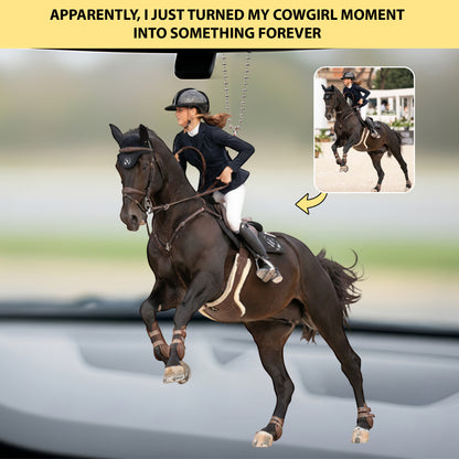 Rider Legend - Personalized Western Keychain