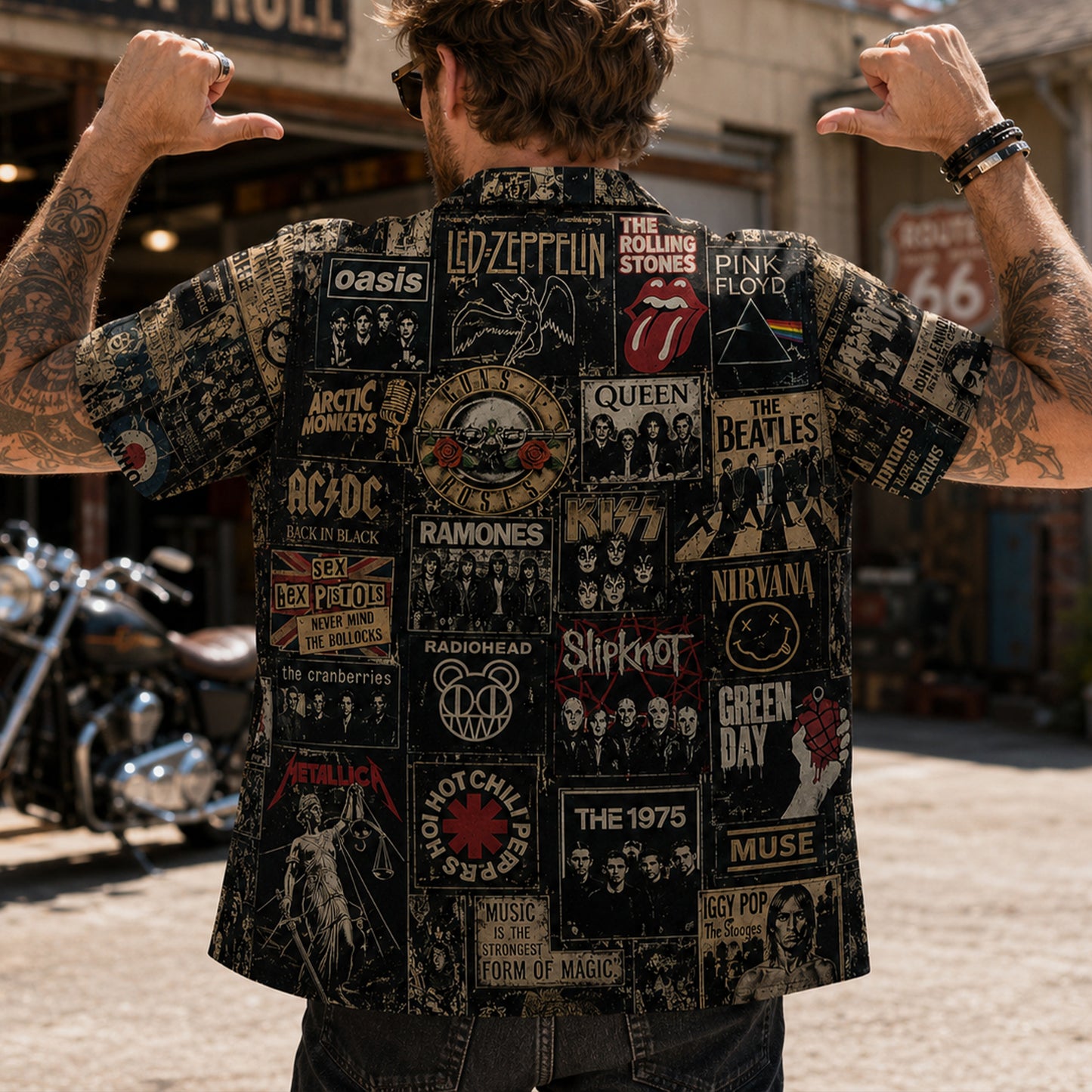 Rock Lovers Hawaiian Shirt - Vintage Music Legend Fan Gift