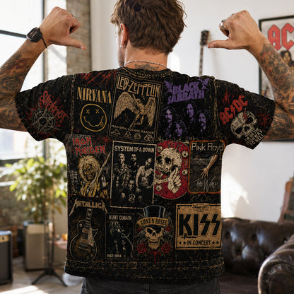 Rock Lover - Classic Legends All Over Print Shirt Version 4